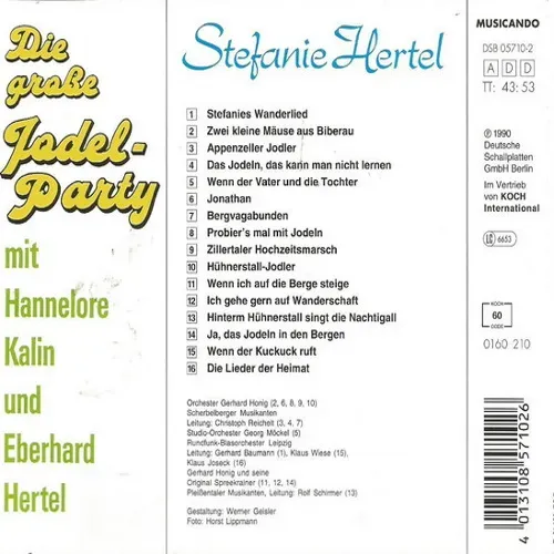 Hertel Stefanie - Die grosse Jodel-Party (CD) – Bild 2