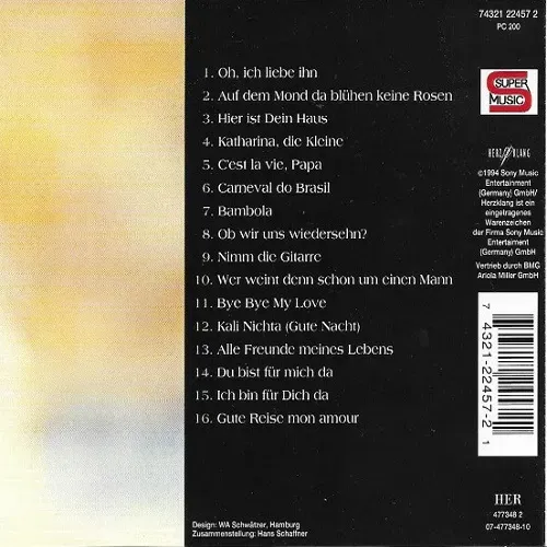 Leandros Vicky - Meine schönsten Lieder (CD) – Bild 2