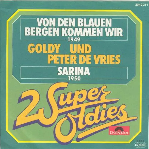 De Vries Peter & Goldy - Von den blauen Bergen kommen wir (RI - nur Cover)