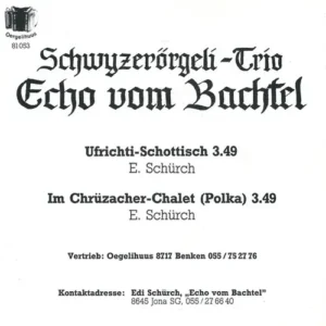 Echo vom Bachtel - Ufrichti-Schottisch (CH)