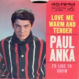 Anka Paul - Love me warm and tender (nur Cover-US)