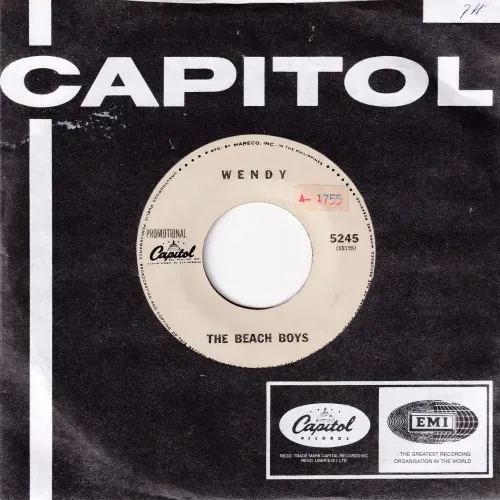 Beach Boys - Wendy (FLC-Promo-Philippines)