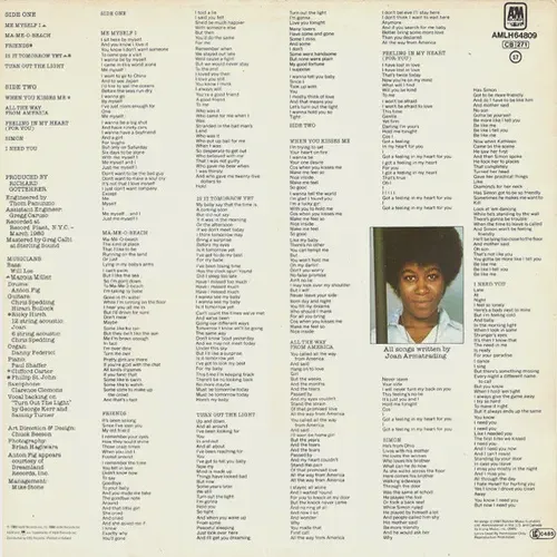 Armatrading Joan - Me myself I (LP) – Bild 2