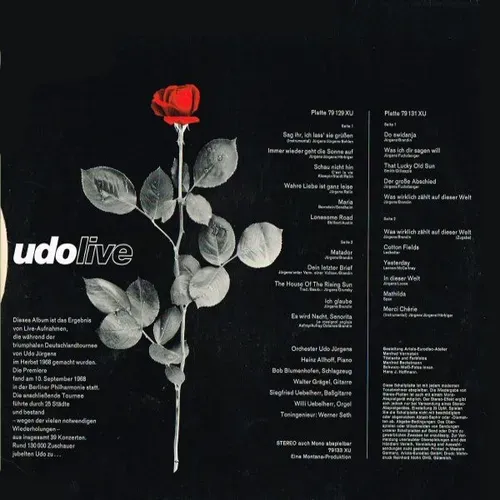 Jürgens Udo - Udo live (DLP) – Bild 2