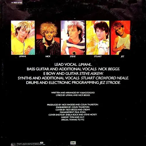 Kajagoogoo - Too shy (Maxi-Single-NL) – Bild 2