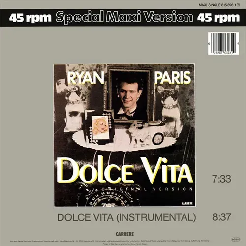 Paris Ryan - Dolce Vita (Maxi-Single) – Bild 2