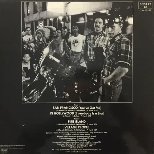 Village People - San Francisco (Maxi-Single/LP) – Bild 2