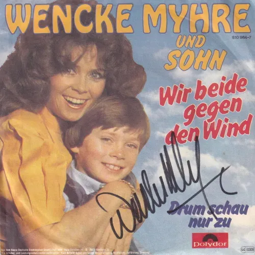 Myhre Wencke & Sohn - Wir beide gegen den Wind (mit Autogramm)
