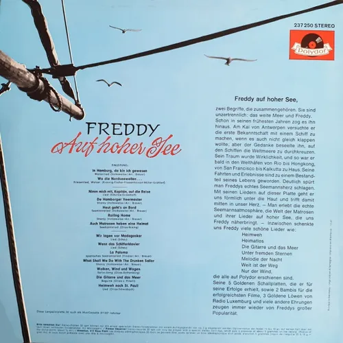 Quinn Freddy - Freddy auf hoher See (LP-STEREO) (AK) – Bild 2
