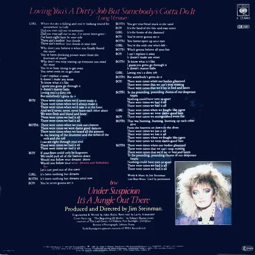 Tyler Bonnie - Loving you's a dirty job but somebody's gotta do it (Maxi-Single) (AK) – Bild 2