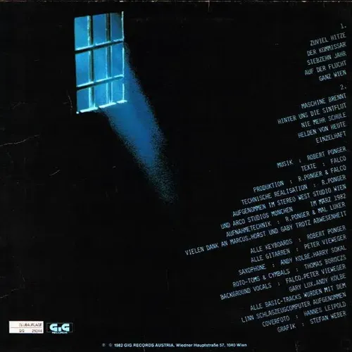 Falco - Einzelheit (LP) (AT) incl. Textblatt – Bild 2