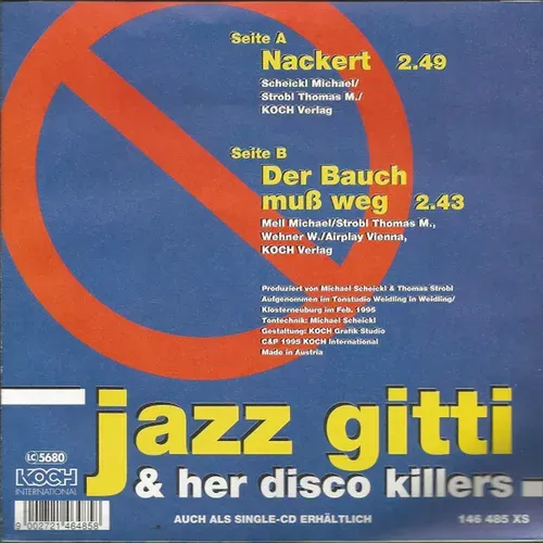 Jazz Gitti & her Disco Killers - Nackert – Bild 2
