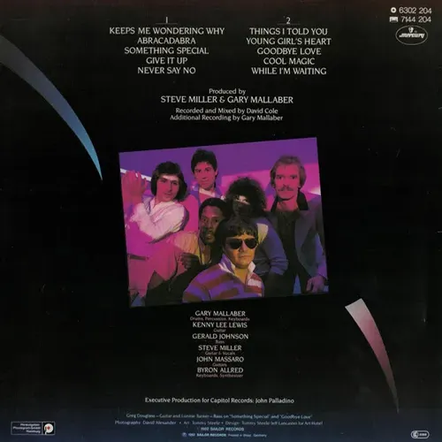 Miller Steve Band - Abracadabra (LP) – Bild 2