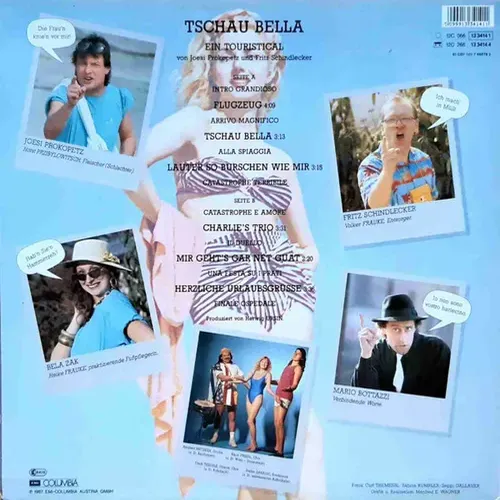 Prokopetz Joesi - Tschau Bella (LP) (AT) incl. Textblatt – Bild 2