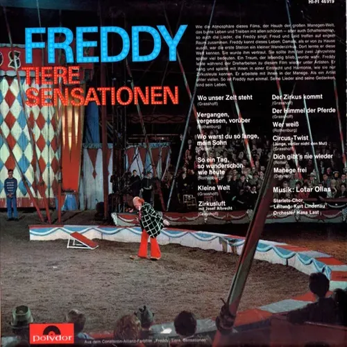 Quinn Freddy - Freddy Tiere Sensationen (LP) – Bild 2