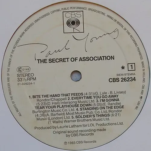 Young Paul - The secret of association (LP) – Bild 2