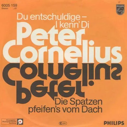 Cornelius Peter - Du entschuldige - I kenn' di