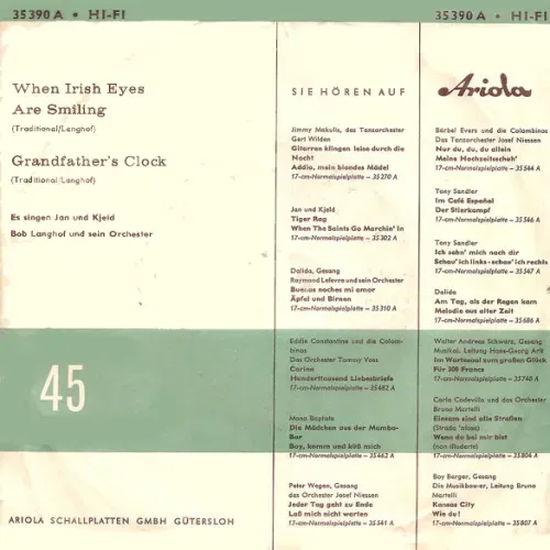 Jan & Kjeld - When irish eyes are smiling – Bild 2