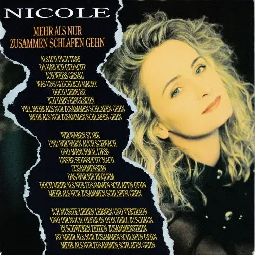 Nicole - Mehr als nur zusammen schlafen gehn (nur Cover)