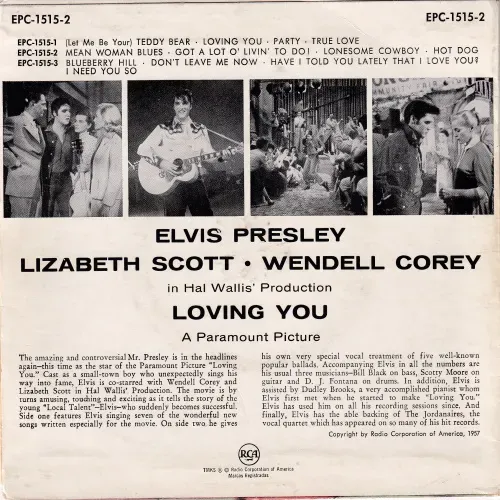 Presley Elvis - Loving you (Vol. 2) (EP) – Bild 2