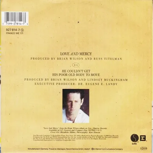 Wilson Brian - Love and mercy – Bild 2