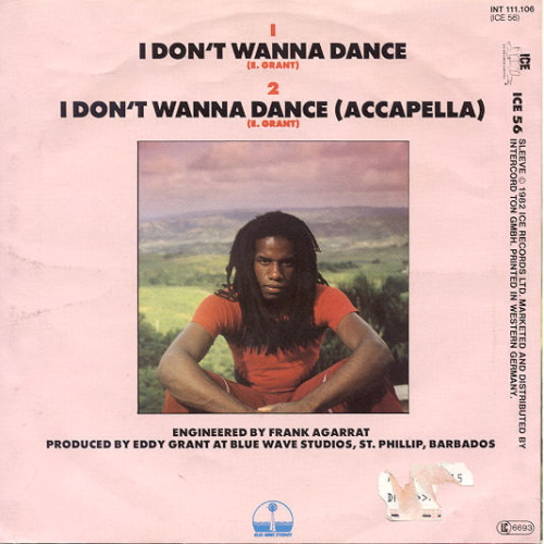 Grant Eddy - I don't wanna dance (RED WAX) – Bild 2