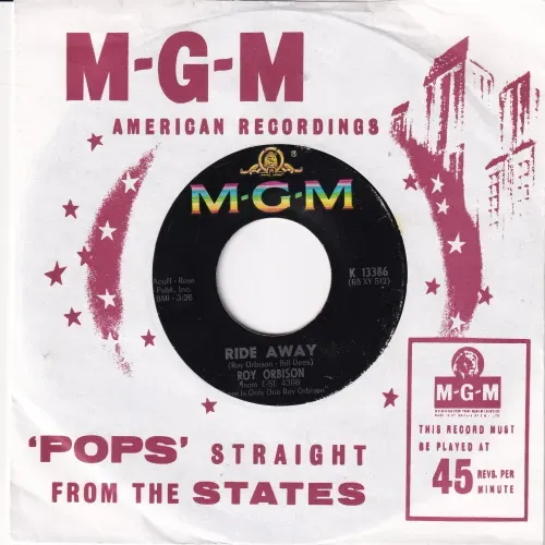 Orbison Roy - Ride away (US-FLC)