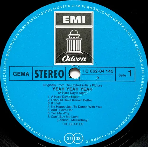 Beatles – Yeah! Yeah! Yeah! (A Hard Day's Night) (LP) – Bild 3