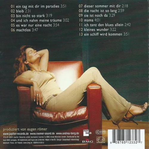 Berg Andrea - Machtlos (CD) – Bild 2