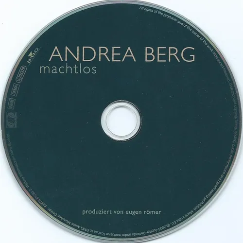 Berg Andrea - Machtlos (CD) – Bild 5