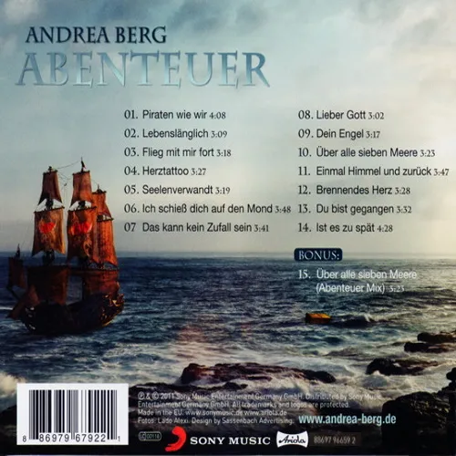 Berg Andrea - Abenteuer (CD-CH-Bonustitel) – Bild 2