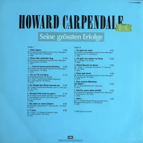 Carpendale Howard - Seine grössten Erfolge (LP) – Bild 3