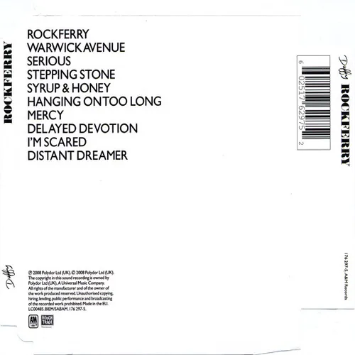 Duffy – Rockferry (CD-EUROPE) – Bild 2