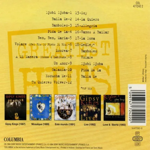 Gipsy Kings - Greatest Hits (CD-FR) – Bild 2