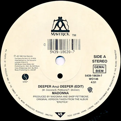 Madonna - Deeper and deeper – Bild 3