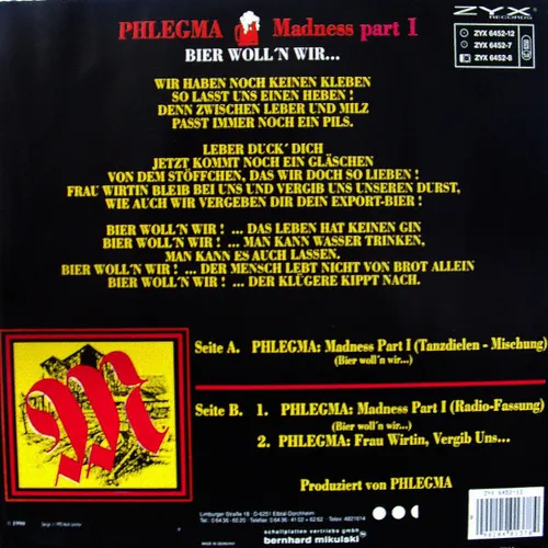 Phlegma - Madness Part I - Bier woll'n wir – Bild 2