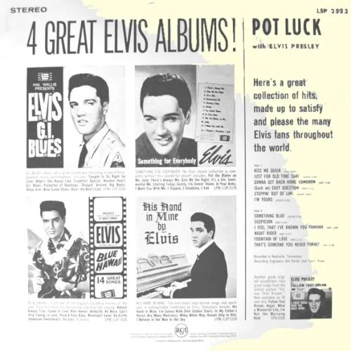 Presley Elvis - Pot Luck with Elvis (LP-RI) – Bild 2