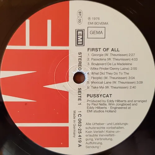 Pussycat - First af all (LP) – Bild 3