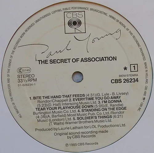 Young Paul - The secret of association (LP-EU) – Bild 5