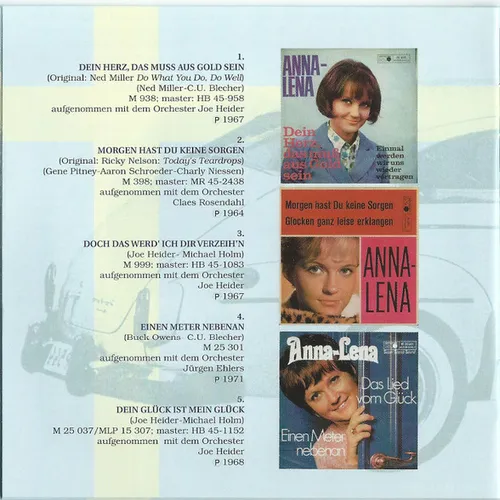 Anna-Lena - Dein Herz, das muss aus Gold sein (CD - Bear Family) – Bild 3