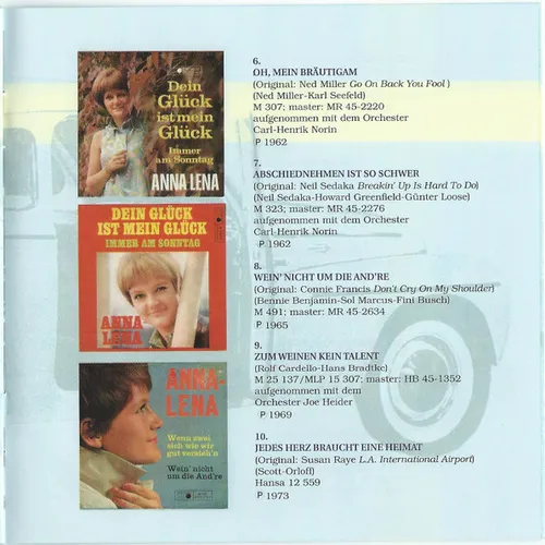 Anna-Lena - Dein Herz, das muss aus Gold sein (CD - Bear Family) – Bild 4