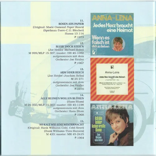 Anna-Lena - Dein Herz, das muss aus Gold sein (CD - Bear Family) – Bild 5
