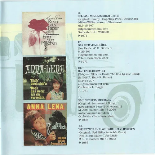 Anna-Lena - Dein Herz, das muss aus Gold sein (CD - Bear Family) – Bild 6