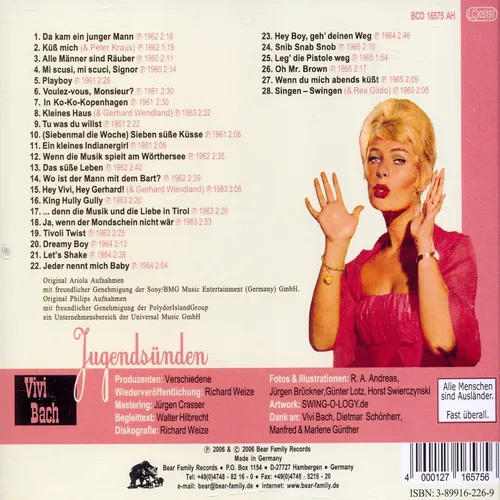 Bach Vivi - Jugendsünden (CD - Bear Family) – Bild 2