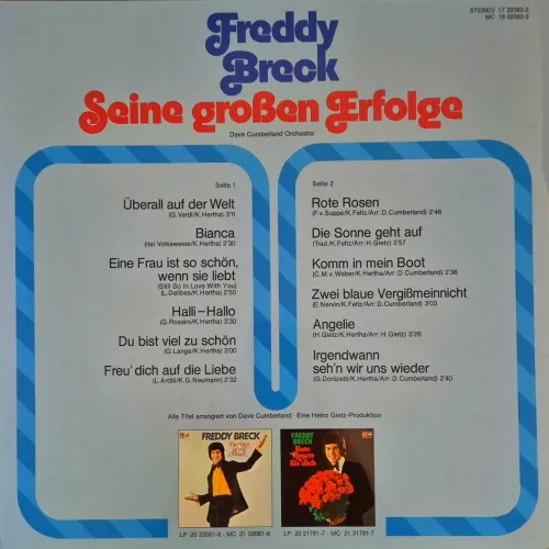 Breck Freddy - Seine grossen Erfolge (LP) – Bild 2