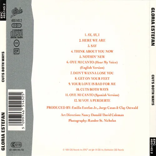 Estefan Gloria - Cuts both ways (CD) – Bild 2