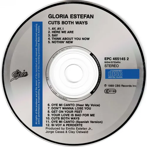 Estefan Gloria - Cuts both ways (CD) – Bild 4