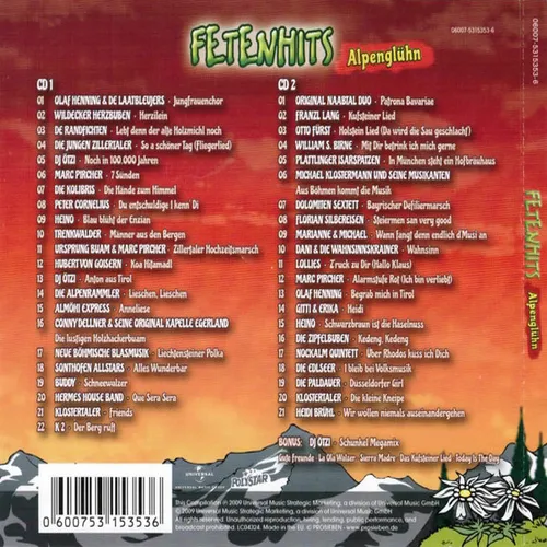 Various Artists - Fetenhits - Alpenglühn (2 x CD) – Bild 2