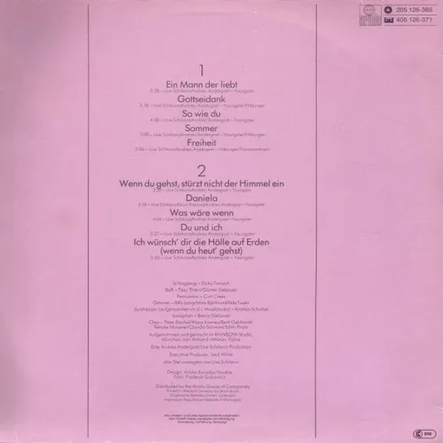 Franke Christian - Du und ich (LP) – Bild 2