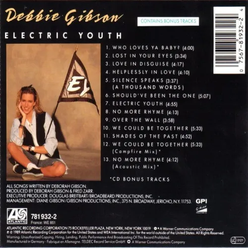 Gibson Debbie - Electric youth (CD) – Bild 2